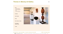 Desktop Screenshot of maloneyartgallery.org
